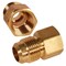 Everflow 1/2" Flare x 1/4" FIP Reducing Adapter Pipe Fitting; Brass F46R-1214 - alternate 3